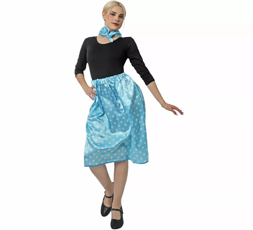 Translation missing: pt-PT.Kit de Años 50 de rasete para mujer: Pañuelo y Falda