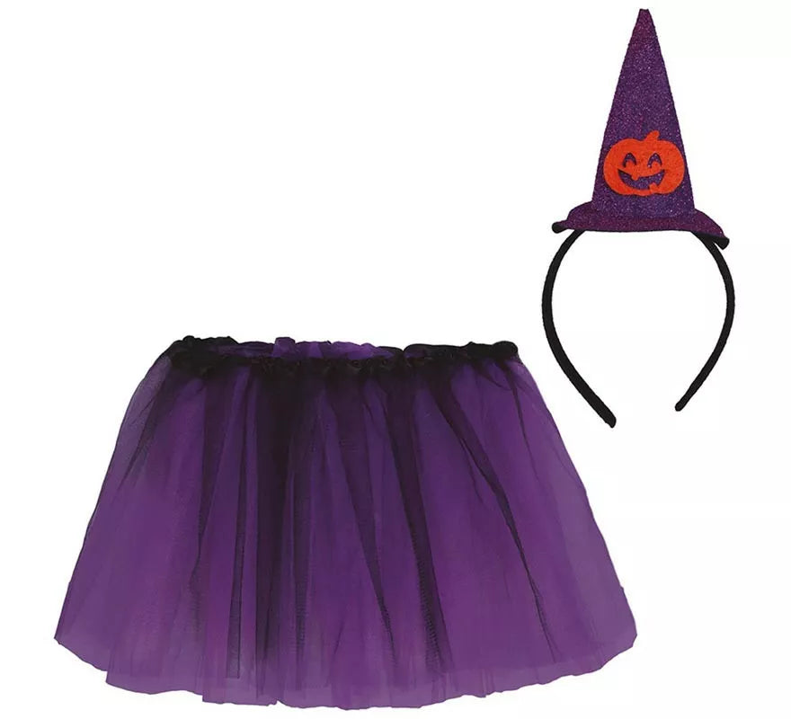 Translation missing: pt-PT.Kit de Brujita Infantil: Tutú y Diadema 30 cm