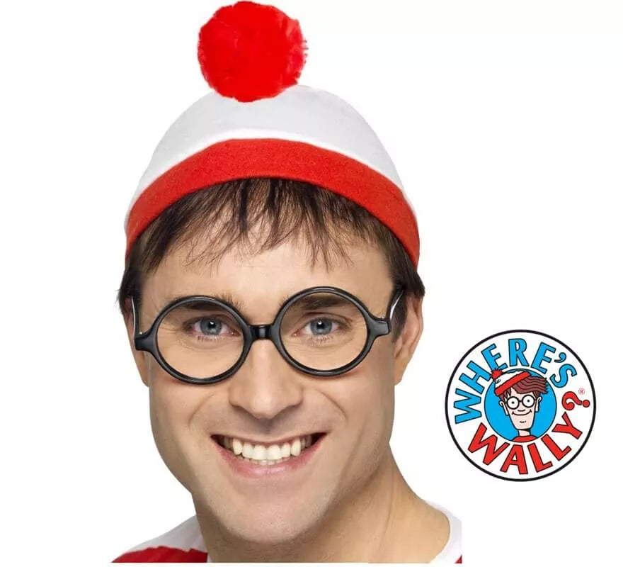 Translation missing: pt-PT.Kit de Dónde está Wally: Gorro y Gafas