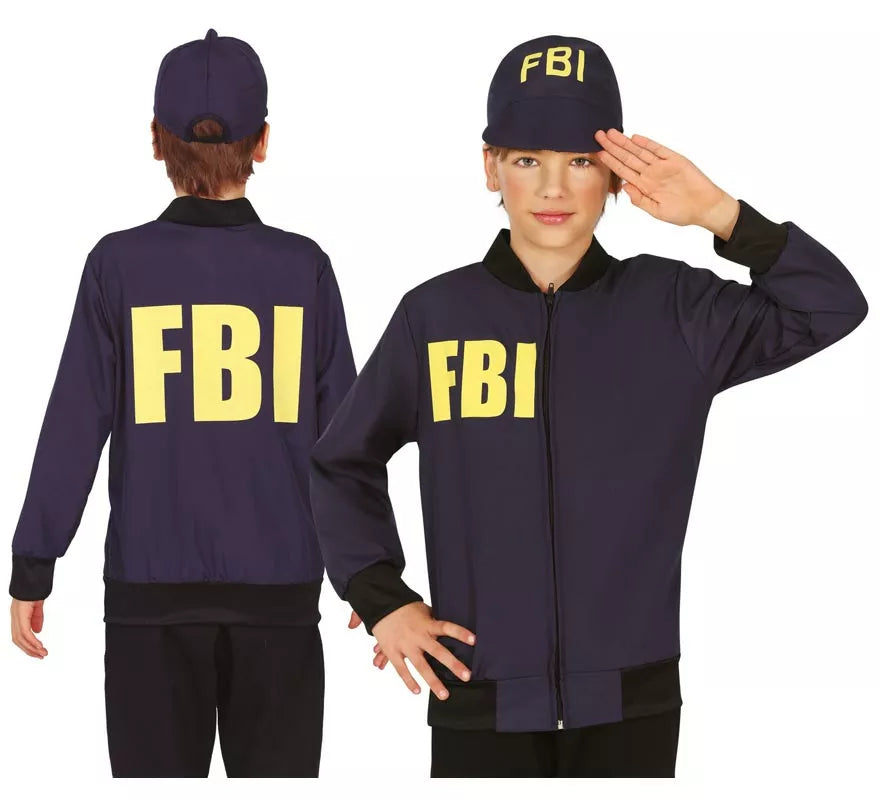 Translation missing: pt-PT.Kit de FBI infantil: Gorro y Chaqueta