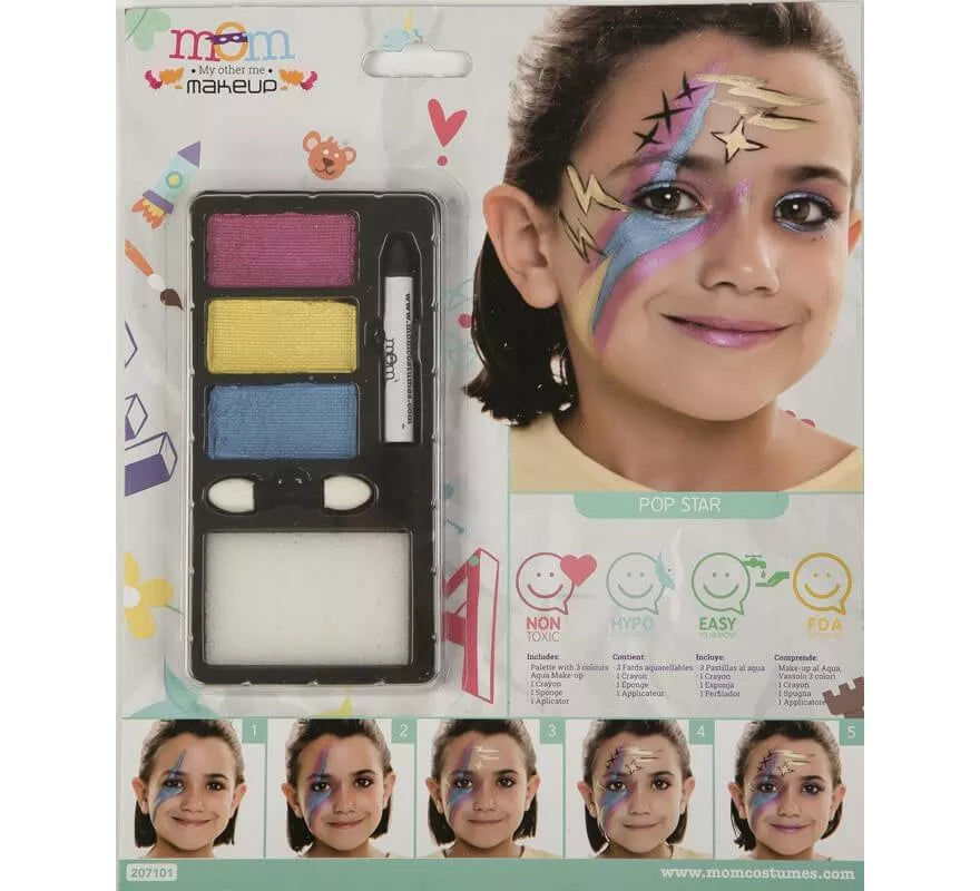 Translation missing: pt-PT.Kit de Maquillaje Brillante Estrella Pop