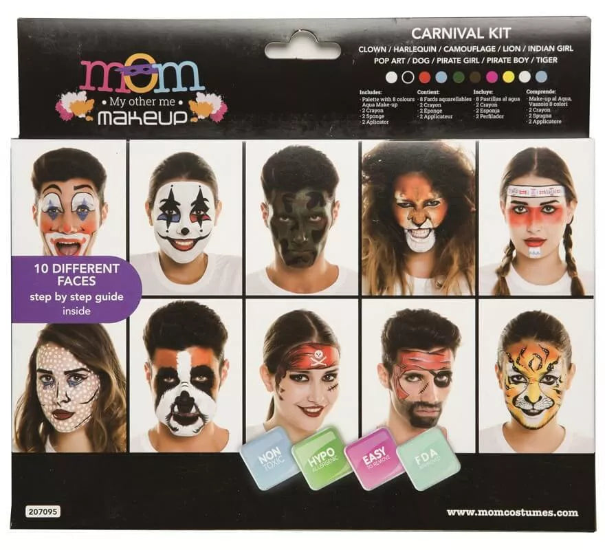 Translation missing: pt-PT.Kit de Maquillaje Deluxe Carnaval adultos