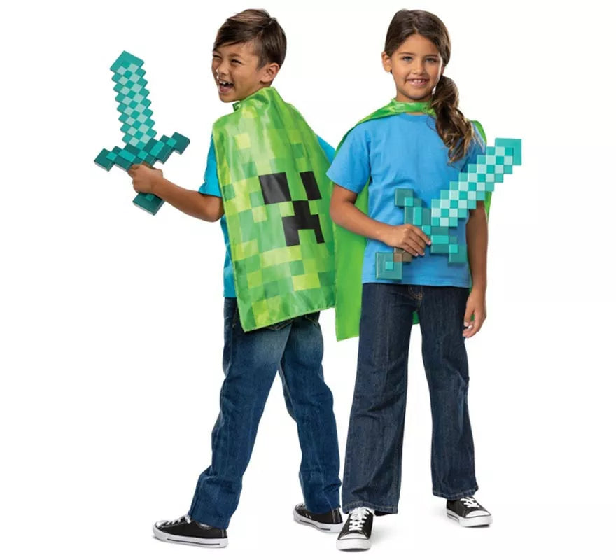 Translation missing: pt-PT.Kit de Minecraft: Espada y Capa