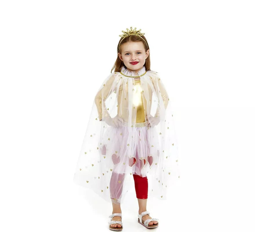 Translation missing: pt-PT.Kit de Princesa Corazones infantil: Tutú y capa corazón