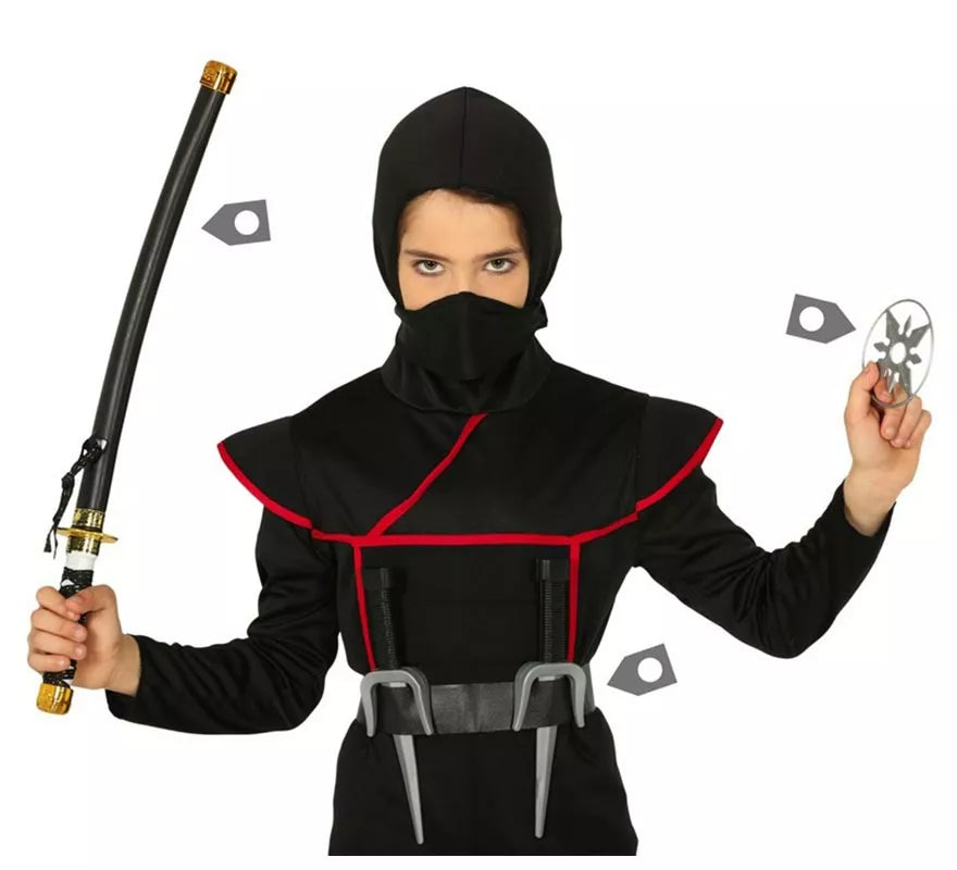 Translation missing: pt-PT.Kit Ninja: Sable, 2 Cuchillos y Estrella