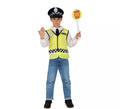 Kit o Disfraz de Policía para niños: Chaleco, Gorro y Camisa