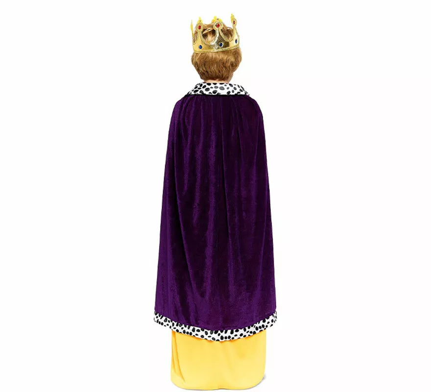 Translation missing: pt-PT.Kit Rey Mago morado Infantil: Capa y Corona