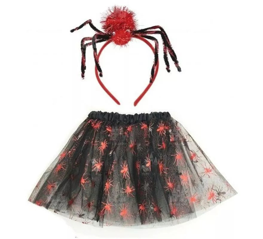 Translation missing: pt-PT.Kit Spider: Falda y Diadema con Araña