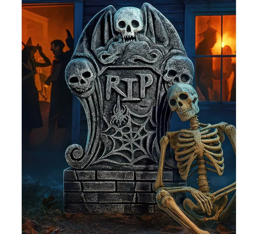 Translation missing: pt-PT.Lápida Calavera de 34x59 cm