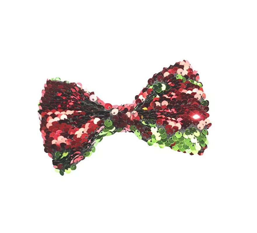 Translation missing: pt-PT.Lazo bling bling rojo y verde de 12 cm