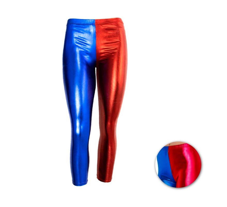 Translation missing: pt-PT.Leggins Metalizado de Payasa Villana para niña