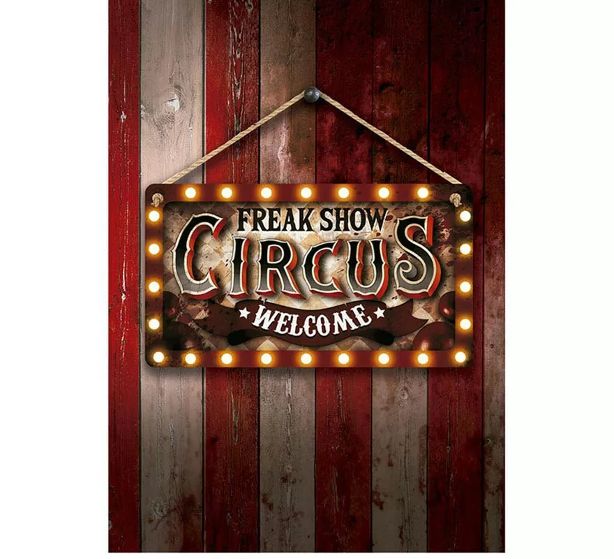 Translation missing: pt-PT."Letrero ""Circus"" de madera de 35x20 cm"