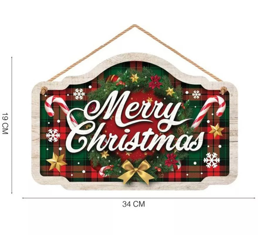 Translation missing: pt-PT.Letrero Merry Christmas de 34x19 cm