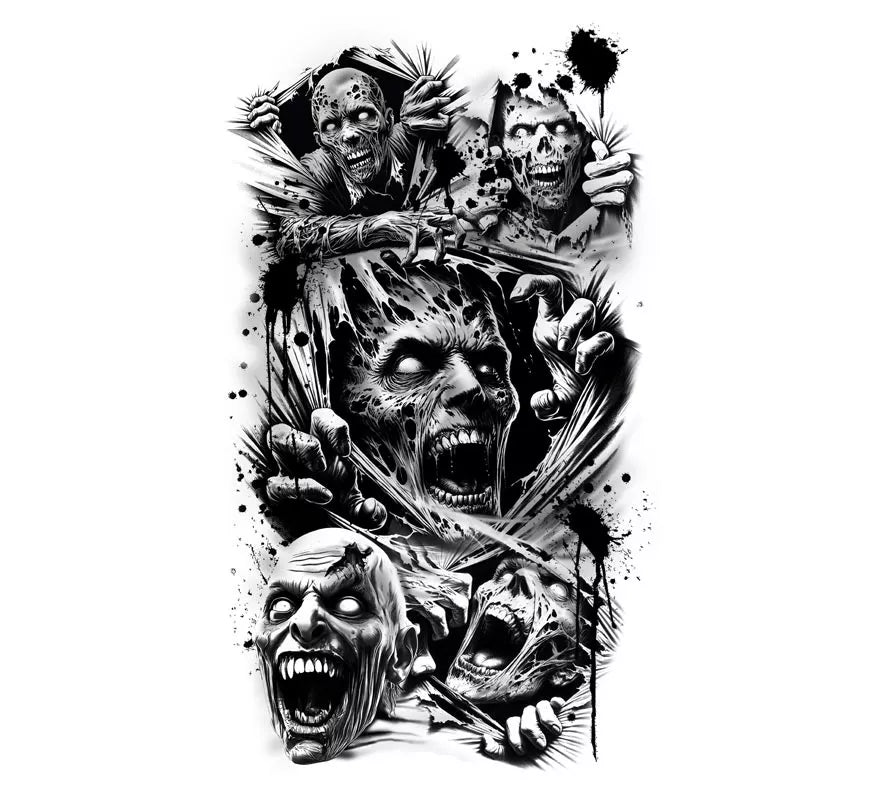 Translation missing: pt-PT.Manga de Tatuaje Zombie