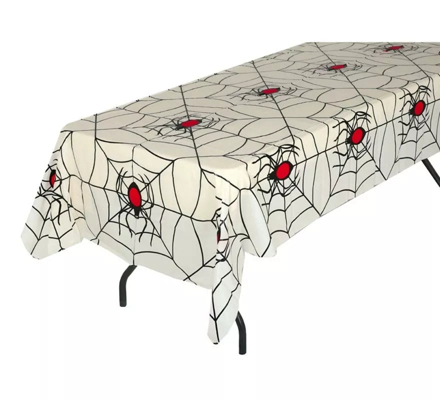 Translation missing: pt-PT.Mantel de Plástico Telarañas 135x270 cm