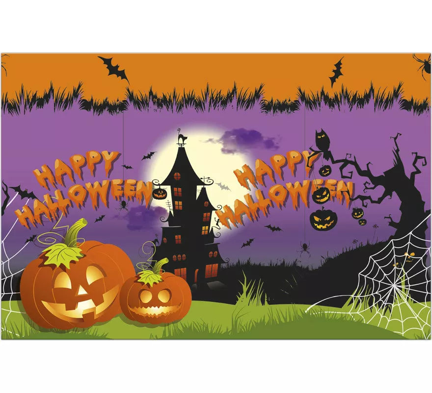 Translation missing: pt-PT.Mantel Happy Halloween de 180x120 cm