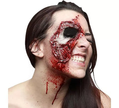 Maquiagem FX para olhos de zumbi em látex