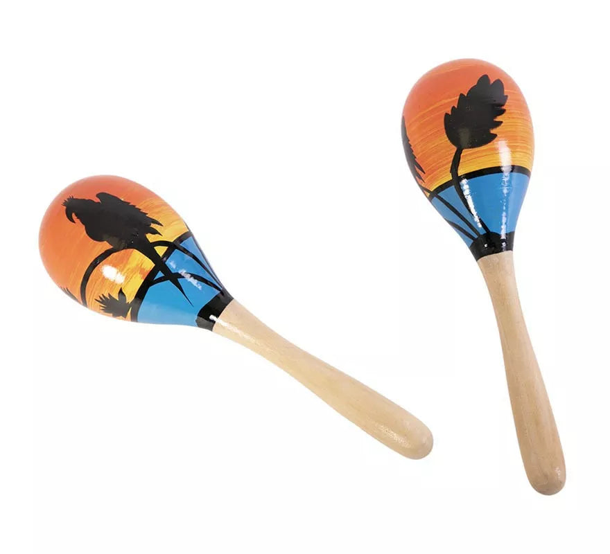 Translation missing: pt-PT.Maracas de Madera de 20 cm