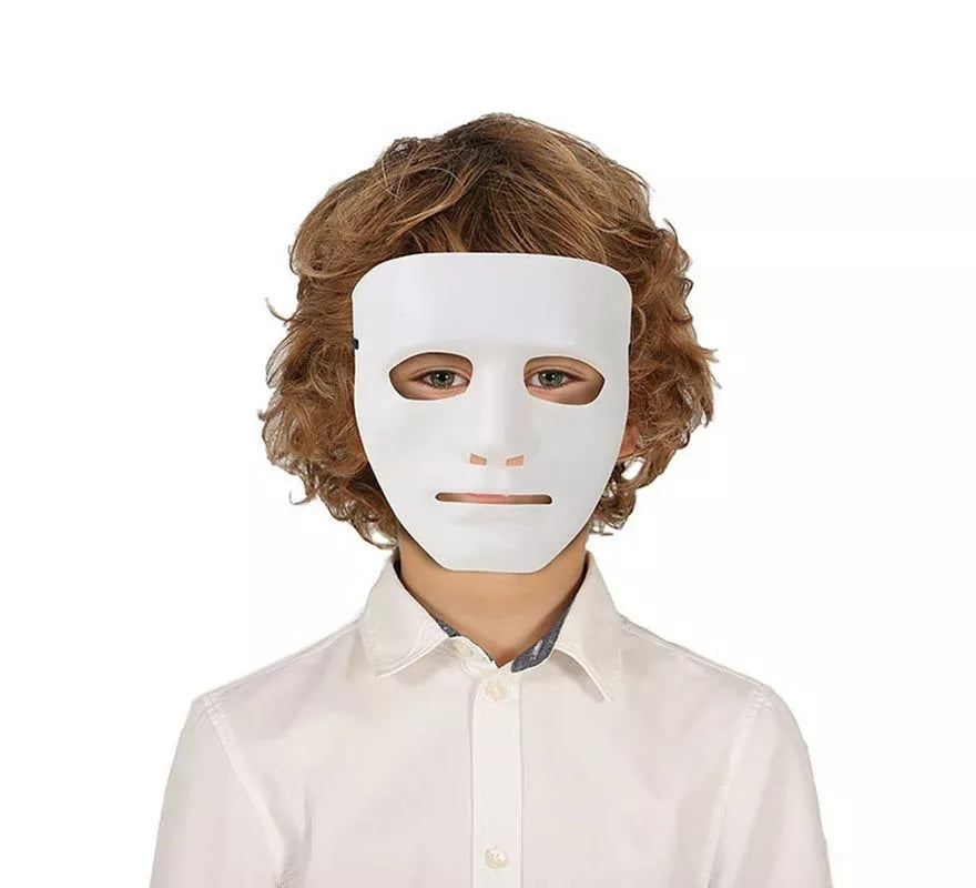 Translation missing: pt-PT.Máscara de Asesino Blanco de pvc infantil