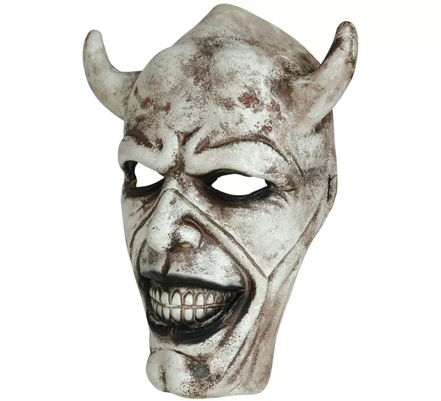 Máscara de Demonio Blanco Látex
