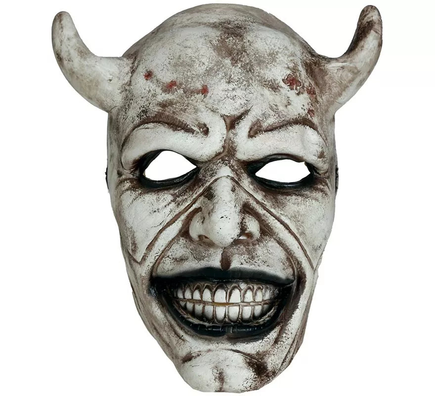 Máscara de Demonio Blanco Látex