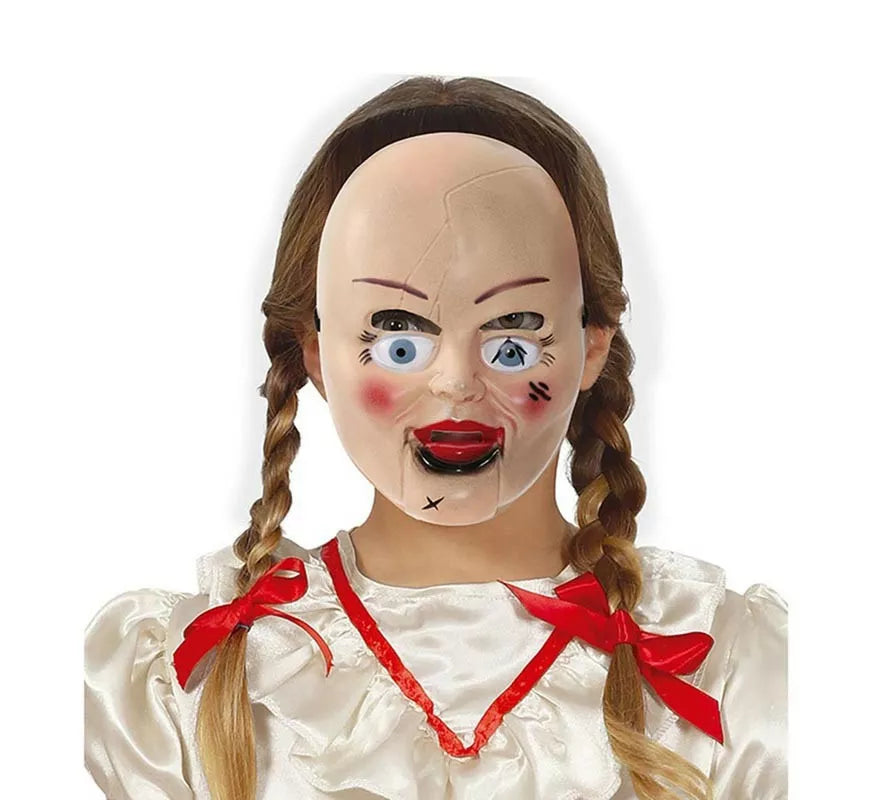 Translation missing: pt-PT.Máscara de Muñeca Terrorífica de pvc infantil