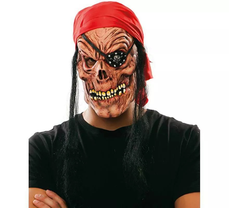 Translation missing: pt-PT.Máscara de Pirata Zombie con Pañuelo
