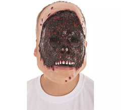 Máscara de zumbi sem pele