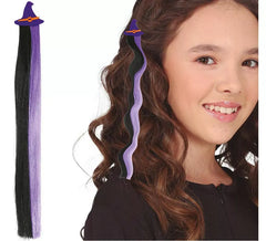 Cadeado de bruxa lilás e preto 40 cm