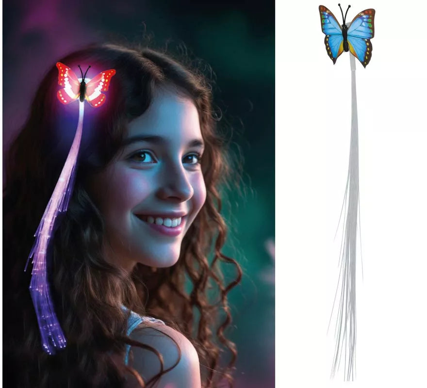 Translation missing: pt-PT.Mechón Led de 33 cm con Mariposa