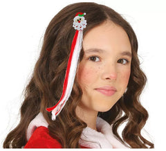 Fechadura de Papai Noel para cabelo infantil 30 cm