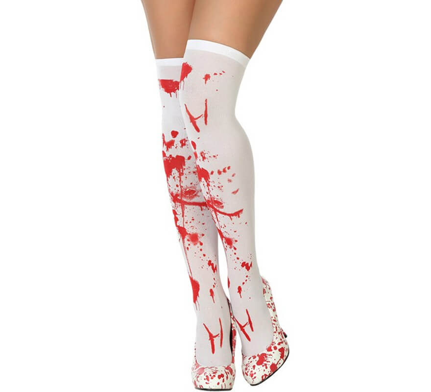 Medias Blancas con Sangre