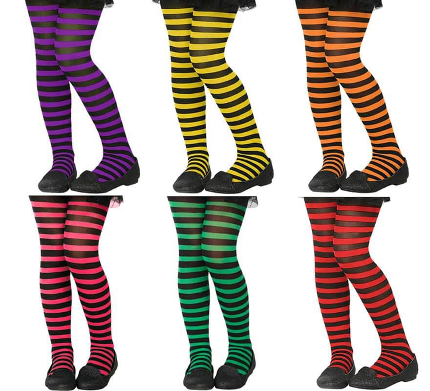 Translation missing: pt-PT.Medias infantiles a rayas en varios colores