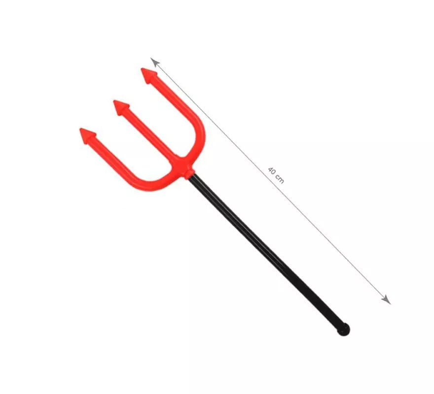 Translation missing: pt-PT.Mini Tridente rojo de 40 cm