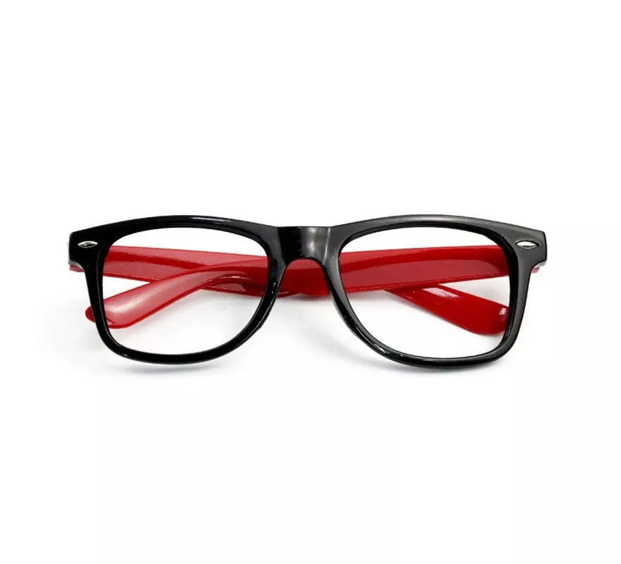 Translation missing: pt-PT.Montura de Nerd rojo y negro