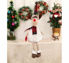 Boneca Ovelha de Natal com Coração Sentada, 27 cm