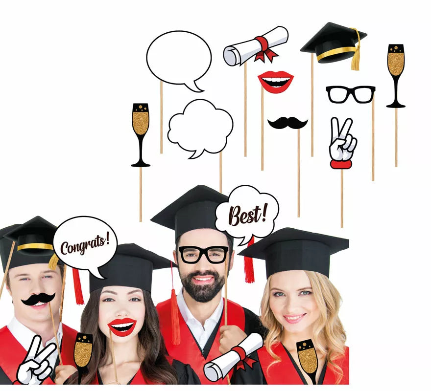 Translation missing: pt-PT.Pack de 10 Figuras para Photocall de Graduados