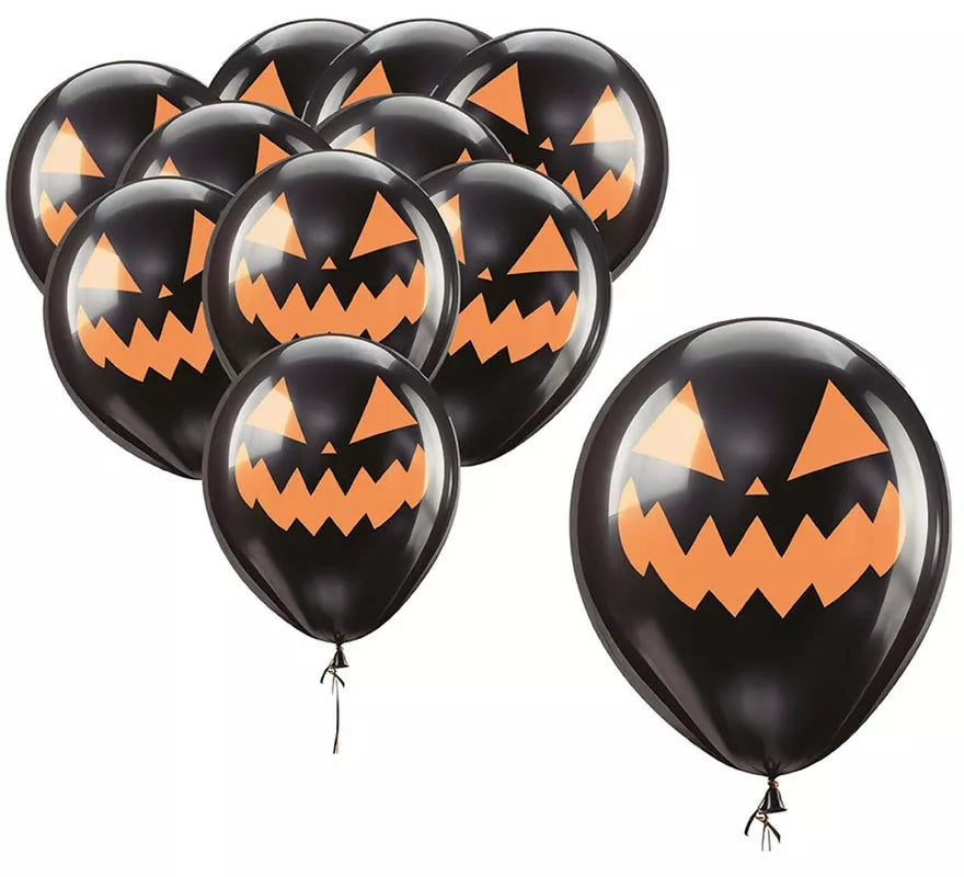 Translation missing: pt-PT.Pack de 10 Globos Calabaza de 30 cm