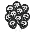 Pack de 10 Globos Fantasma Scream de 30 cm