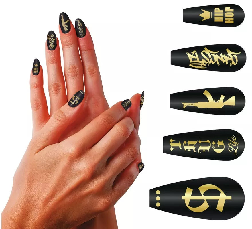 Translation missing: pt-PT.Pack de 12 Uñas Thug Life