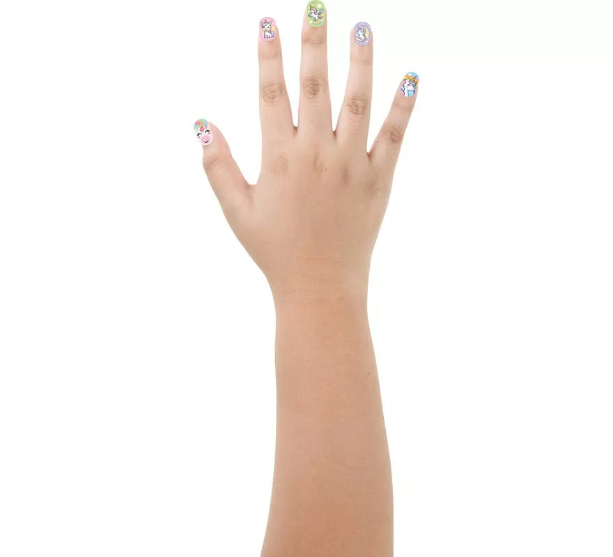 Translation missing: pt-PT.Pack de 12 Uñas Unicornios para niña