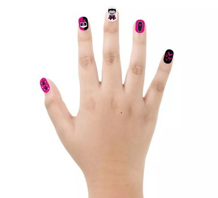 Translation missing: pt-PT.Pack de 12 Uñas Vampiro con Adhesivo Infantil