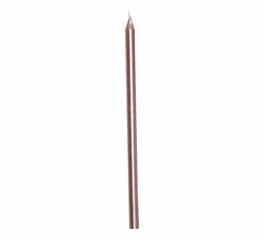 Translation missing: pt-PT.Pack de 12 Velas Oro y Rosa de 13 cm