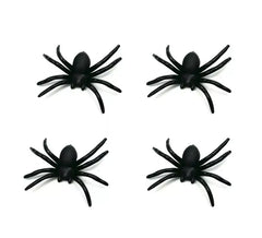 Pack de 4 Arañas negras