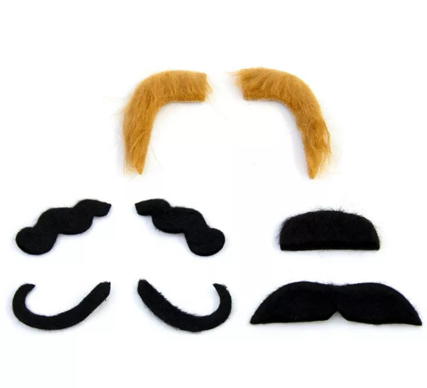 Pack de 6 Bigotes Surtidos