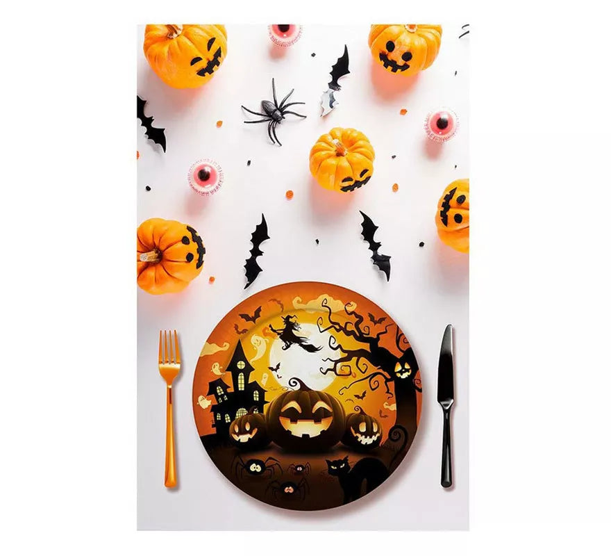 Translation missing: pt-PT.Pack de 6 Platos Calabaza de 23 cm