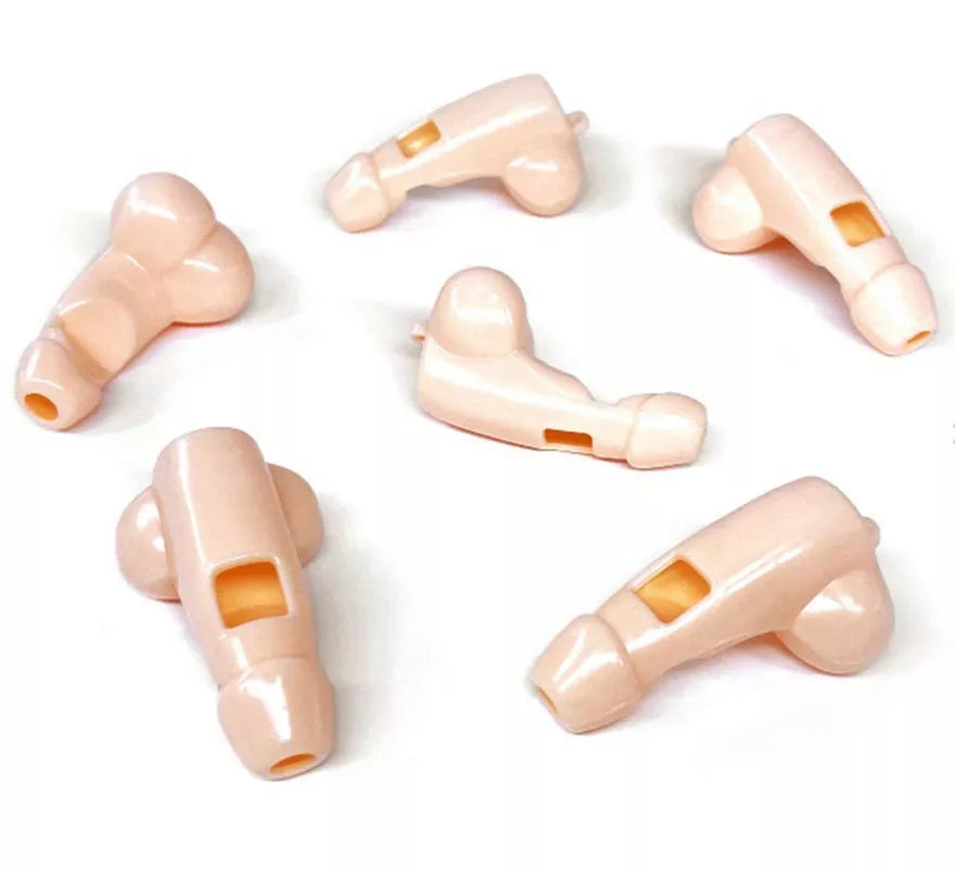 Translation missing: pt-PT.Pack de 6 Silbatos con forma de Pene