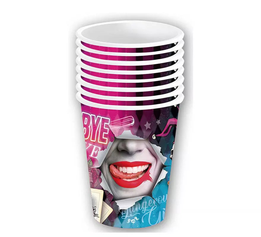 Translation missing: pt-PT.Pack de 6 Vasos Arlequina Peligrosa 355 ml (11 cm)