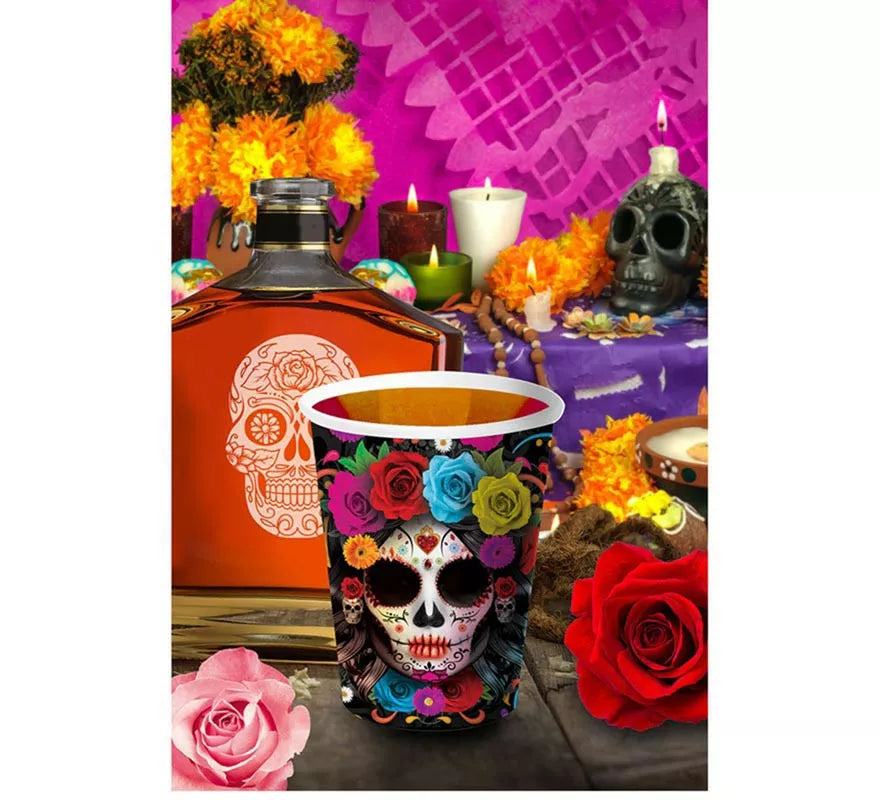 Translation missing: pt-PT.Pack de 6 Vasos Catrina Colorida de 240 ml