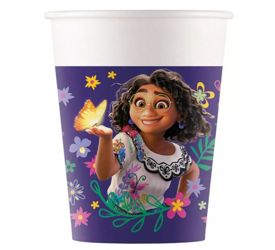 Translation missing: pt-PT.Pack de 8 Vasos de Encanto Disney de Cartón de 200 ml